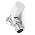 Bexley Angled TRV - White & Chrome