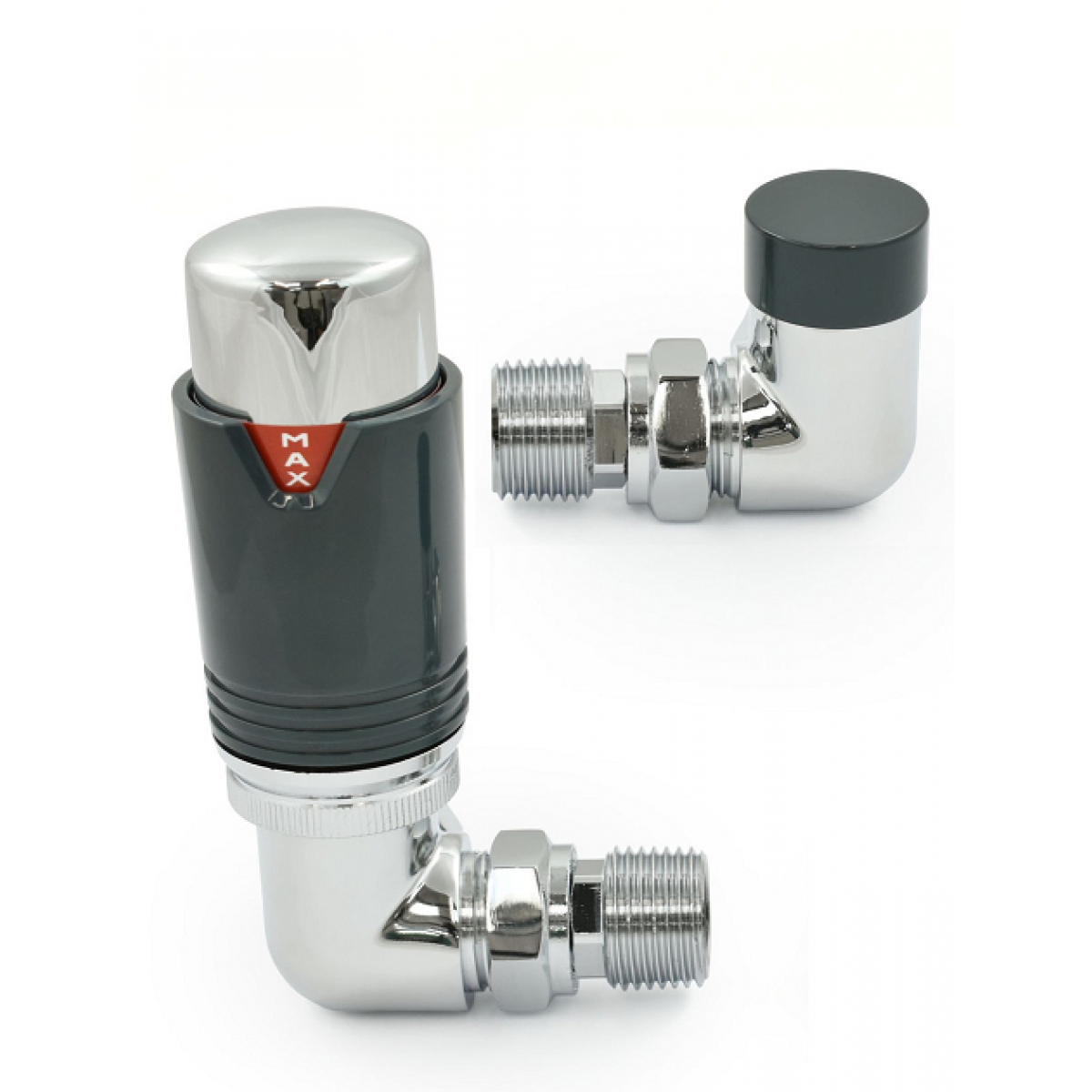 Bexley Corner TRV - Anthracite & Chrome