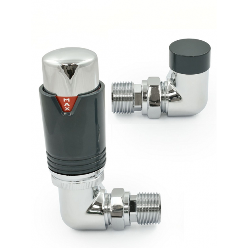 Bexley Corner TRV - Anthracite & Chrome - Bexley TRV Range