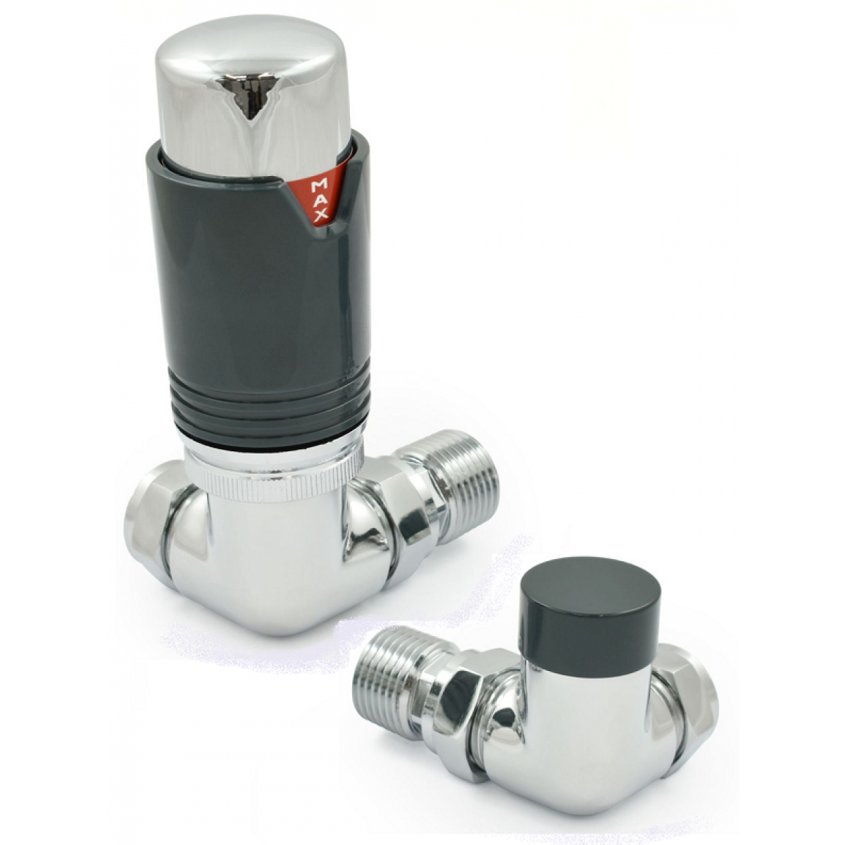 Bexley Corner TRV - Anthracite & Chrome