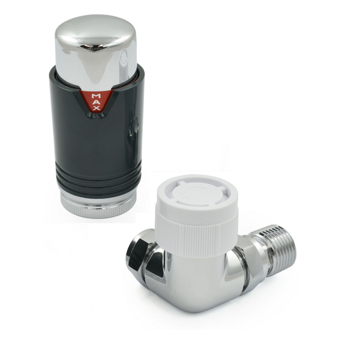 Bexley Corner TRV - Anthracite & Chrome