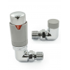 Bexley Corner TRV - Silver & Chrome