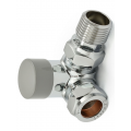 Bexley Corner TRV - Silver & Chrome Bexley Corner TRV - Silver & Chrome
