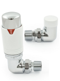 Bexley Corner TRV - Chrome & White