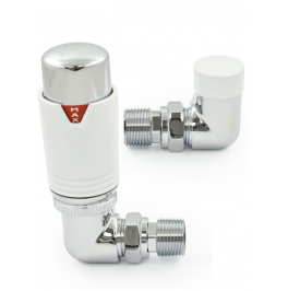 Bexley Corner TRV - Chrome & White