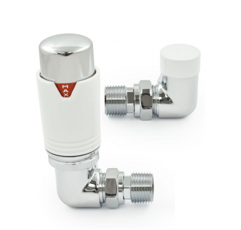 Bexley Corner TRV - Chrome & White