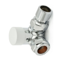 Bexley Corner TRV - White & Chrome Bexley Corner TRV - White & Chrome
