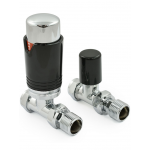 Bexley Straight TRV - Black & Chrome