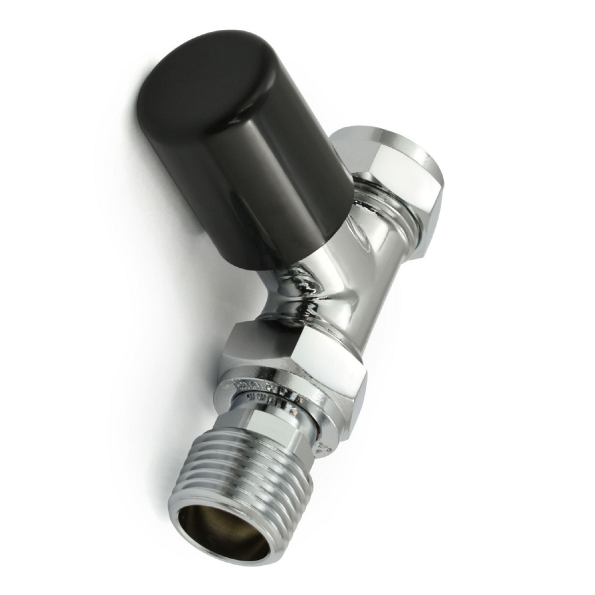 Bexley Straight TRV - Black & Chrome