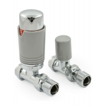 Bexley Straight TRV - Silver & Chrome