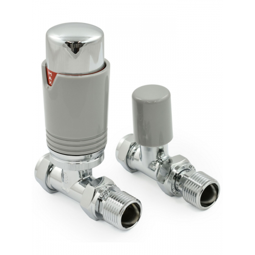 Bexley Straight TRV - Silver & Chrome - Bexley TRV Range