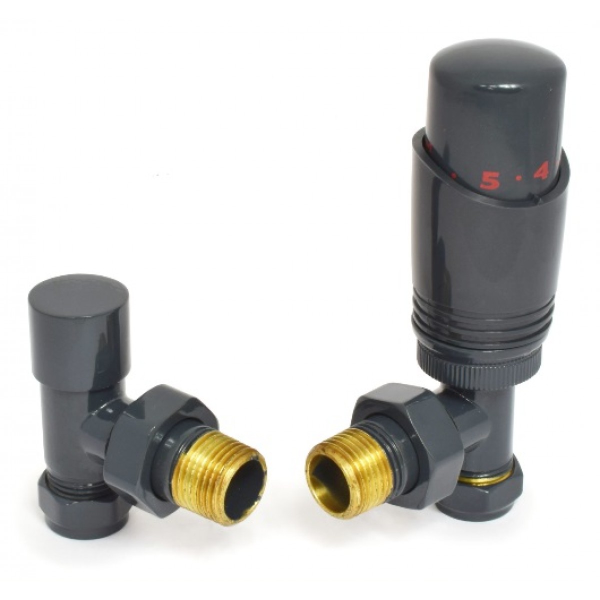 Delta Angled TRV - Anthracite