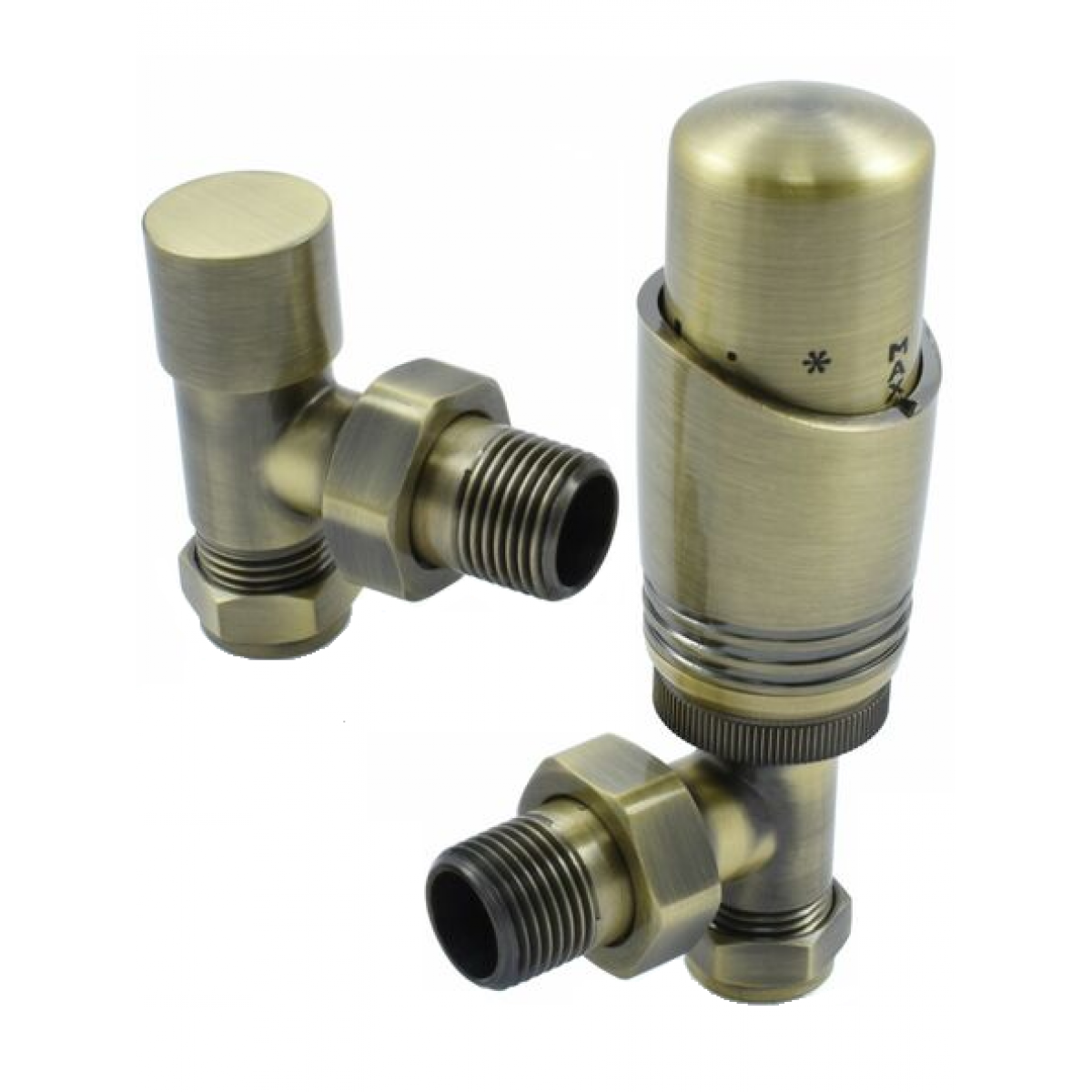 Delta Angled TRV - Antique Brass