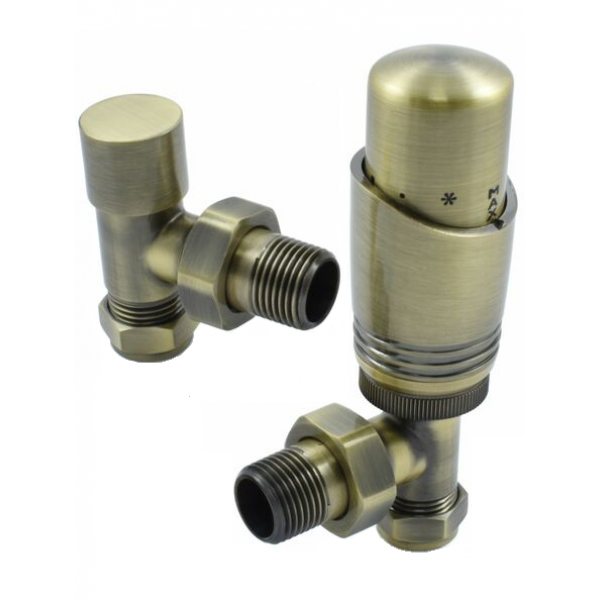 Delta Angled TRV - Antique Brass