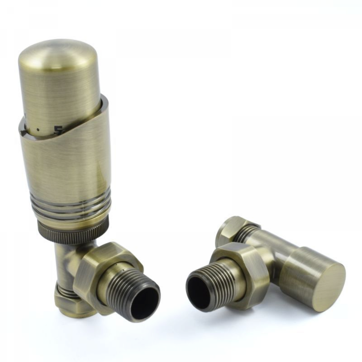 Delta Angled TRV - Antique Brass