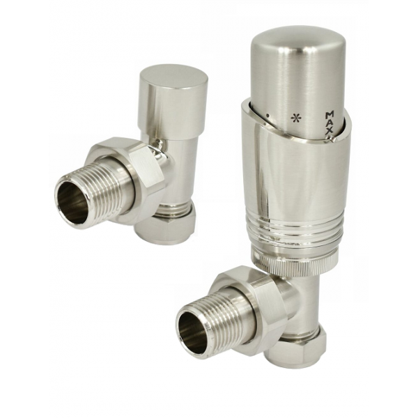 Delta Angled TRV - Brushed Nickel