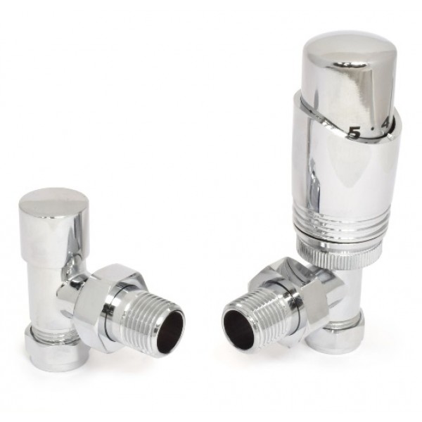 Delta Angled TRV - Chrome Delta Angled TRV - Chrome