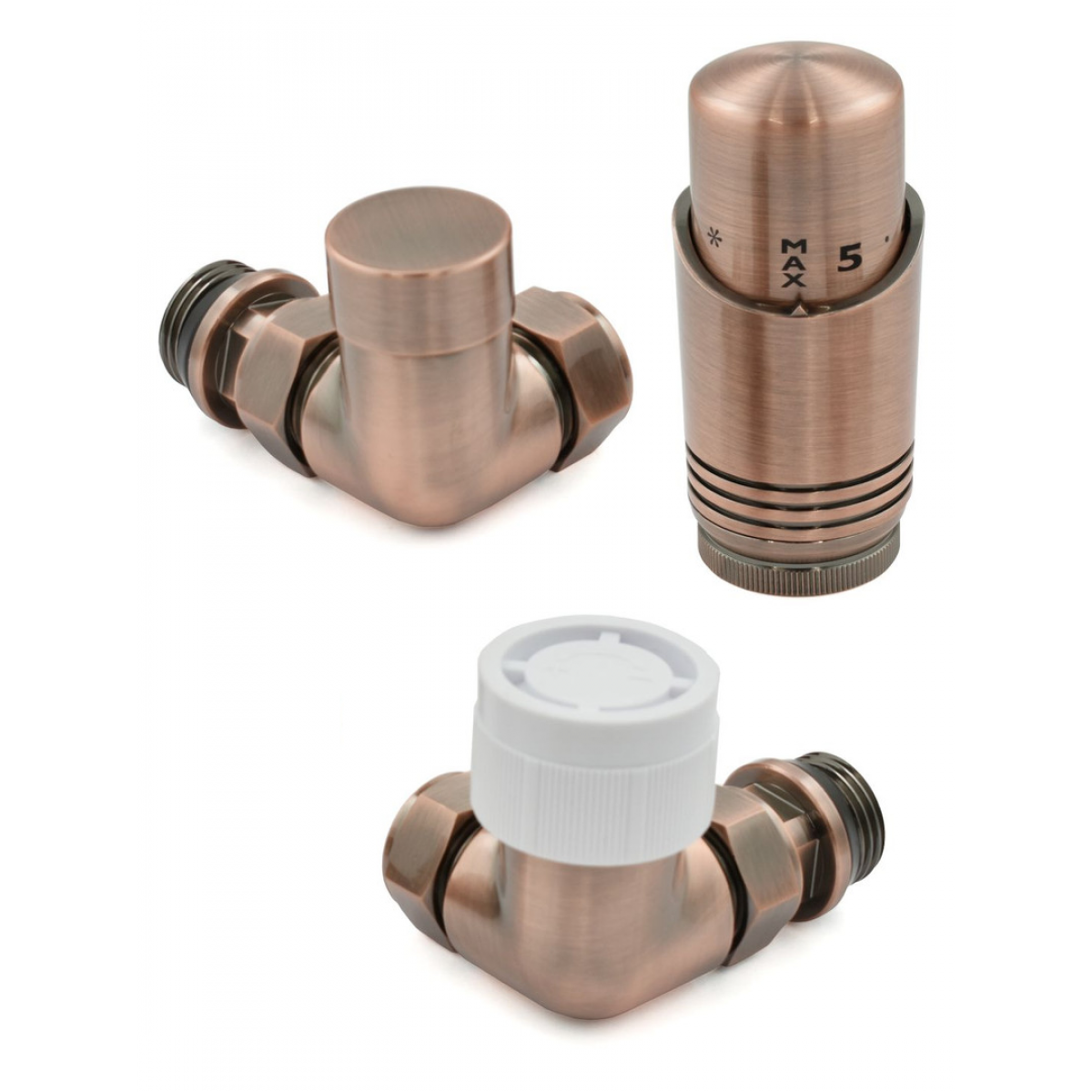Delta Corner TRV - Antique Copper