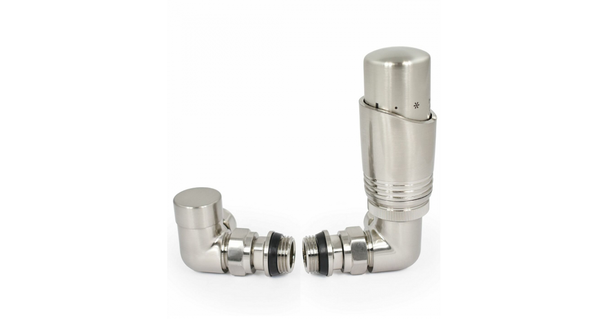Delta Corner Thermostatic Valve Set - Satin Nickel