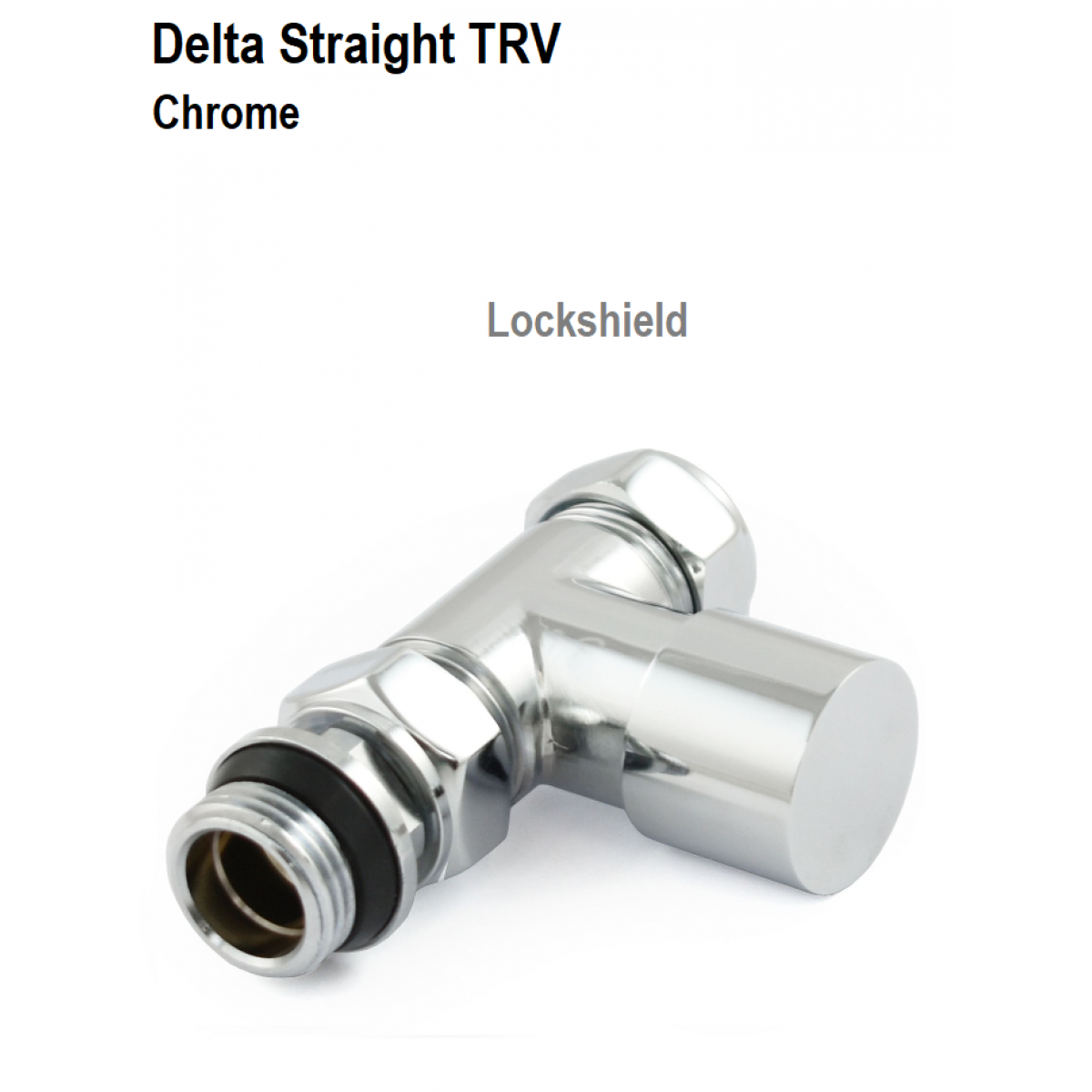 Delta Straight TRV- Chrome
