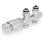 Delta Twin Straight TRV - Chrome