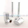 Chisa Towel Rail in 1130 x 500, Chrome