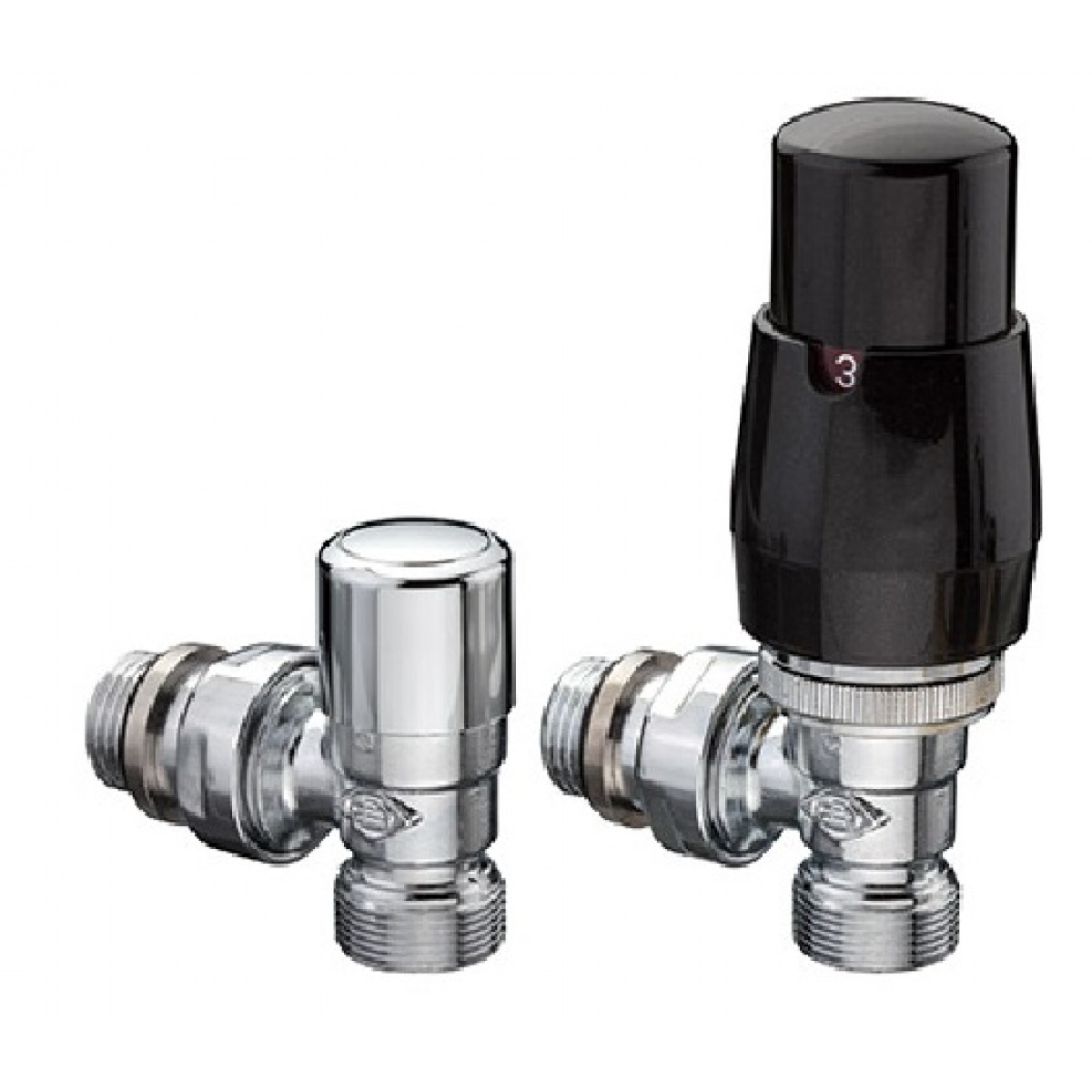 Greenwich Angled Thermostatic Valve Set