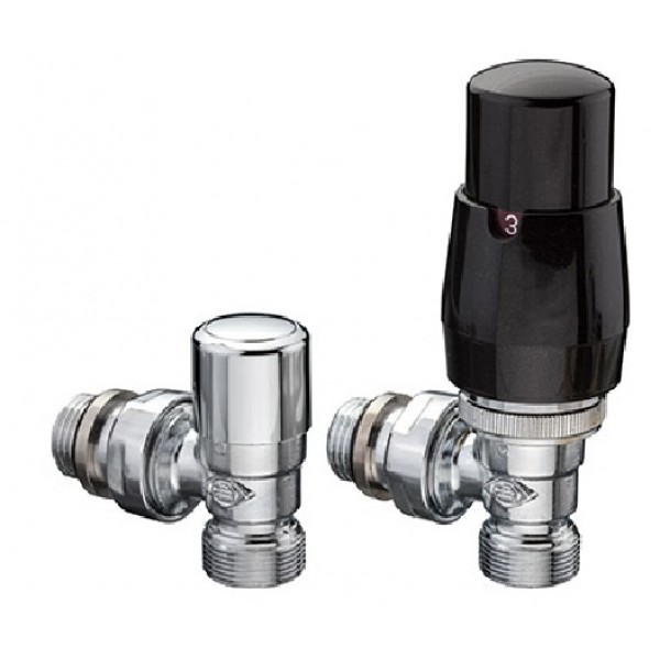 Greenwich Angled Thermostatic Valve Set Greenwich Angled Thermostatic Valve Set