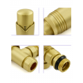 Grosvenor Angled Thermostatic Valve Set - Brushed Brass Grosvenor Angled Thermostatic Valve Set - Brushed Brass