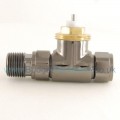 Grosvenor Straight Thermostatic Valve Set - Black Nickel