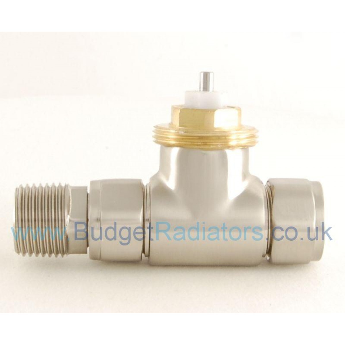 Grosvenor Straight Thermostatic Valve Set - Satin Nickel