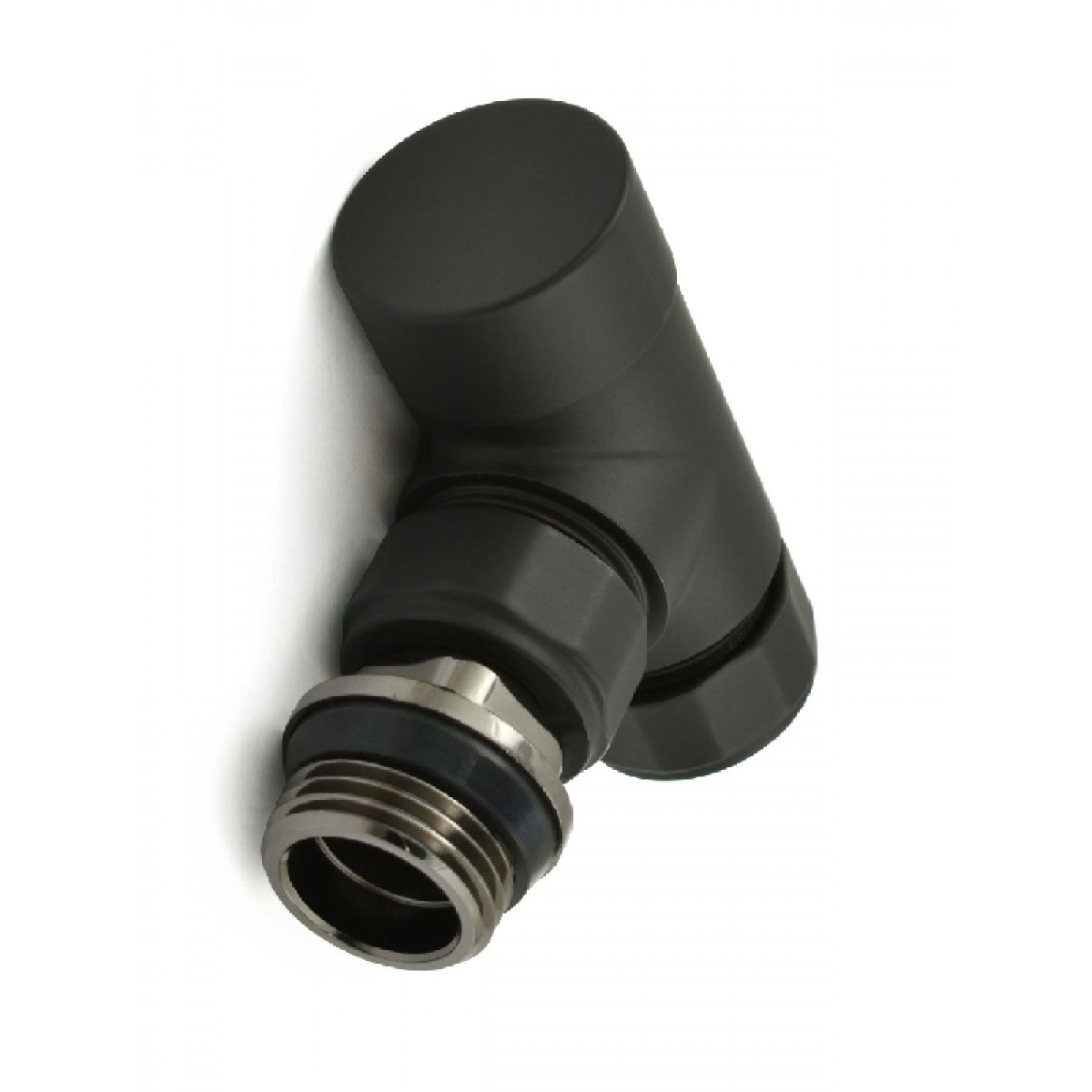 Grosvenor Angled Thermostatic Valve Set - Satin Black