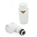 Grosvenor Straight Thermostatic Valve Set - All White Grosvenor Straight Thermostatic Valve Set - All White
