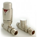 Grosvenor Straight Thermostatic Valve Set - Satin Nickel