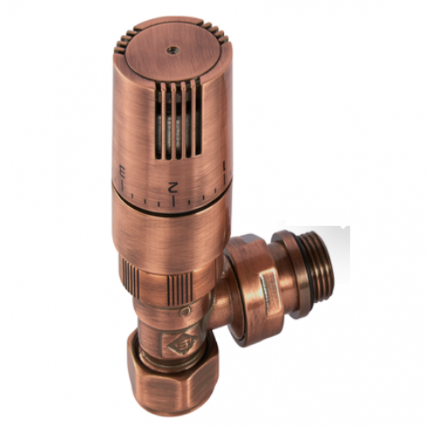 Kingston Angled TRV Set - Antique Copper