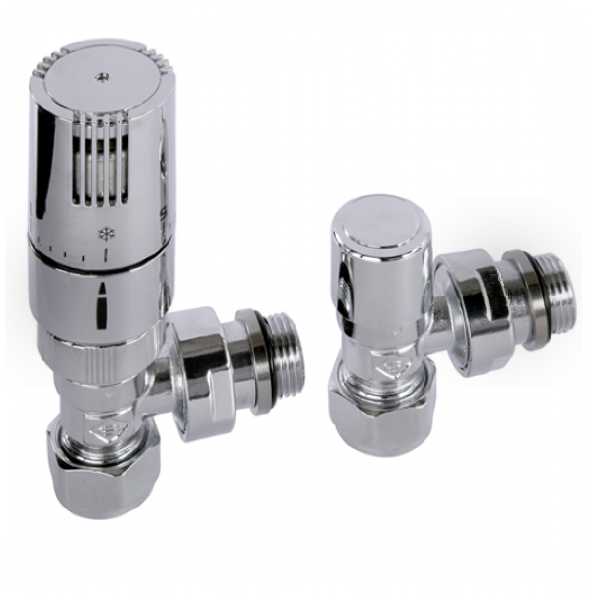 Kingston Angled TRV Set - Chrome