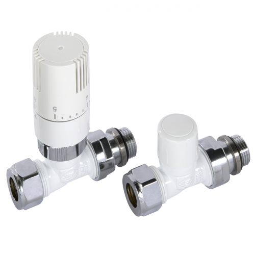 Kingston Straight TRV Set - White - Kingston TRV Range