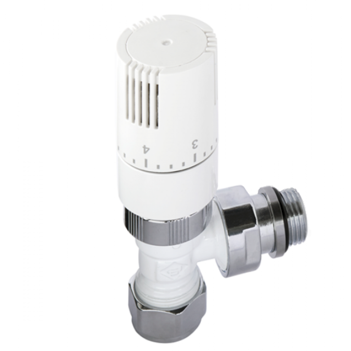 Kingston Angled TRV Set - White