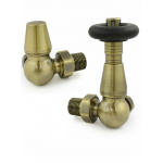 Lambeth Corner TRV Set - Unlacquered Brass