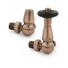 Lambeth Corner TRV Set - Antique Copper