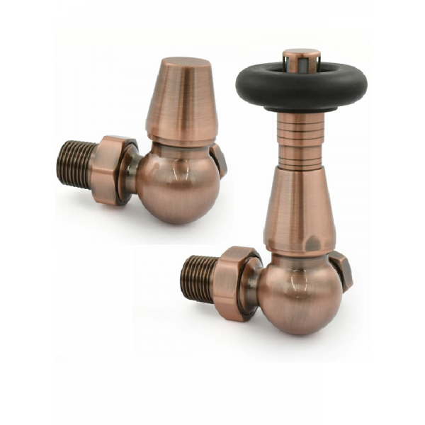 Lambeth Corner TRV Set - Antique Copper