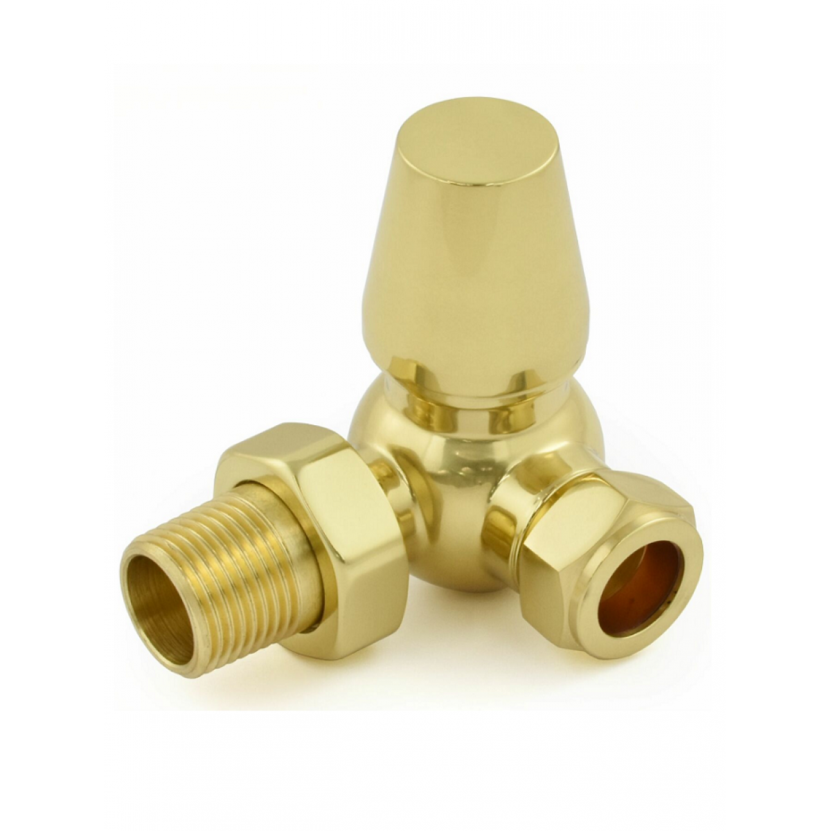 Lambeth Corner TRV Set - Polished Brass