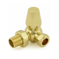 Lambeth Corner TRV Set - Polished Brass Lambeth Corner TRV Set - Polished Brass