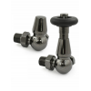 Lambeth Corner TRV Set - Black Nickel