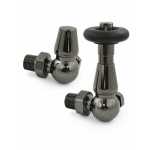 Lambeth Corner TRV Set - Black Nickel