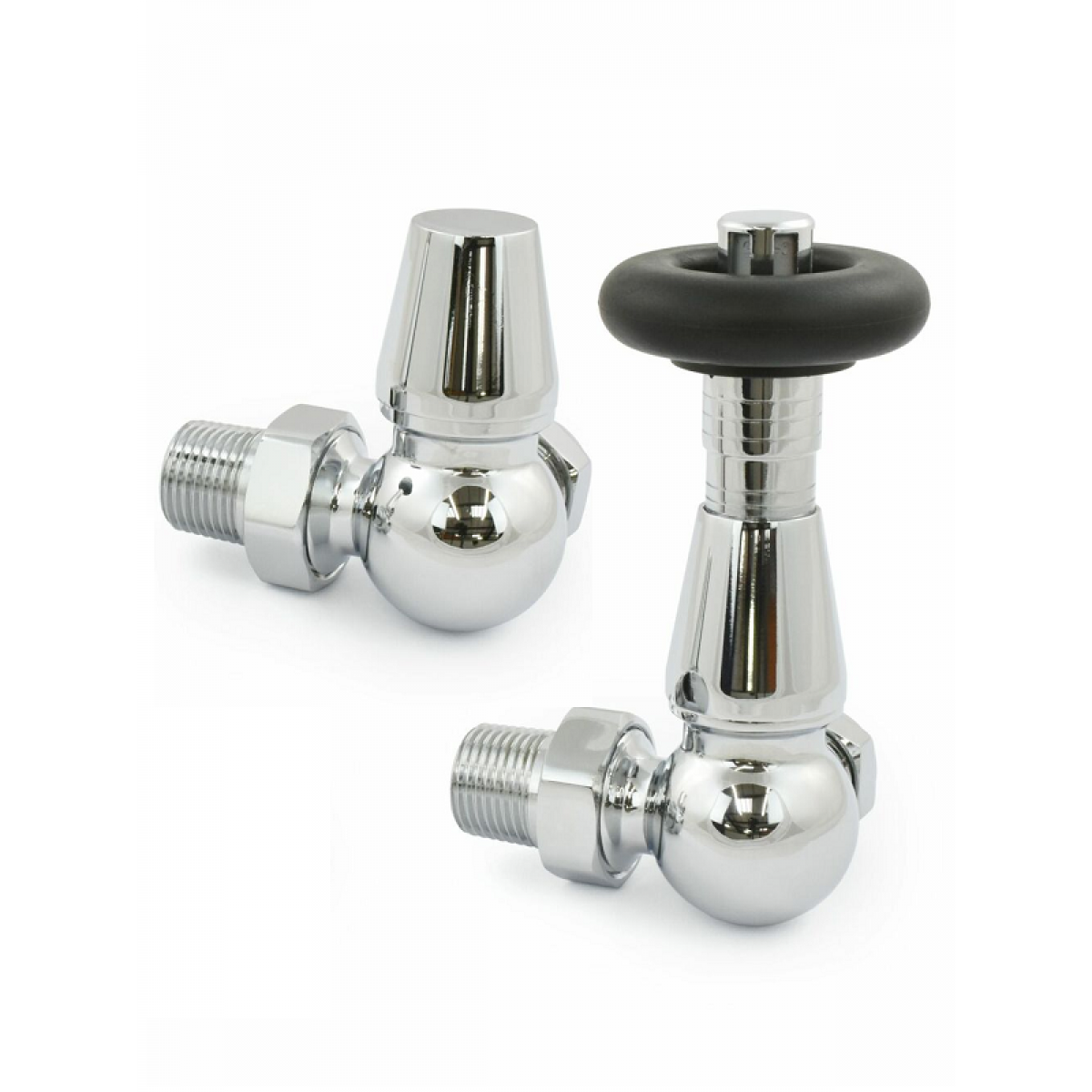 Lambeth Corner TRV Set - Polished Chrome