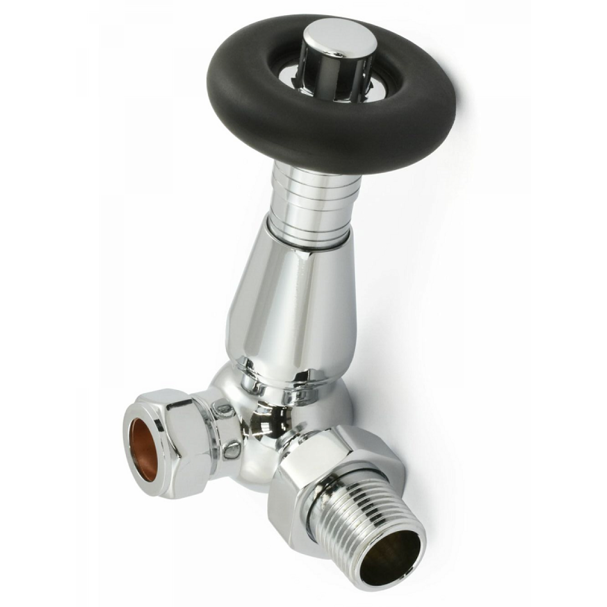 Lambeth Corner TRV Set - Polished Chrome