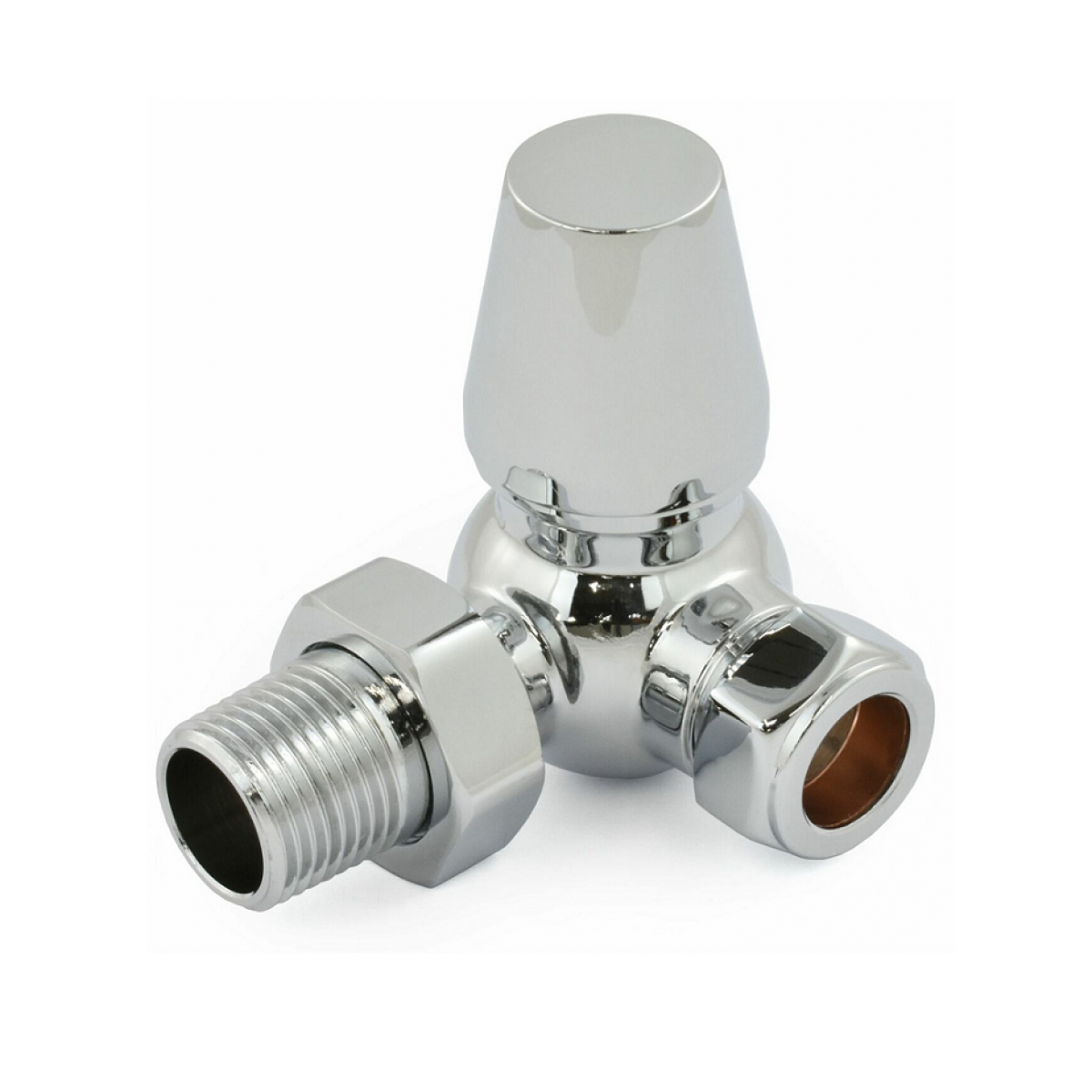 Lambeth Corner TRV Set - Polished Chrome