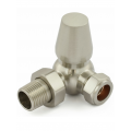Lambeth Corner TRV Set - Satin Nickel Lambeth Corner TRV Set - Satin Nickel