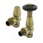 Lambeth Angled TRV Set - Antique Brass